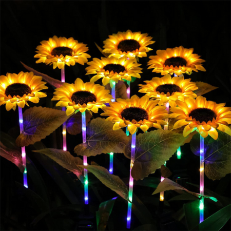 Sunflower Solar LED Garden Lights – Lights-AU