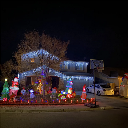 Christmas Lighting LED Icicle Fairy Curtain Light