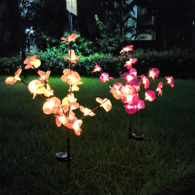 Orchid Solar Garden Lights