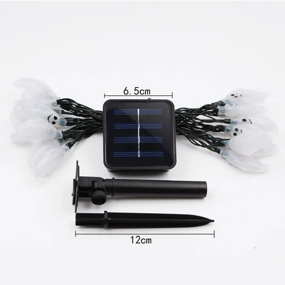 Solar LED Ghost String Lamp