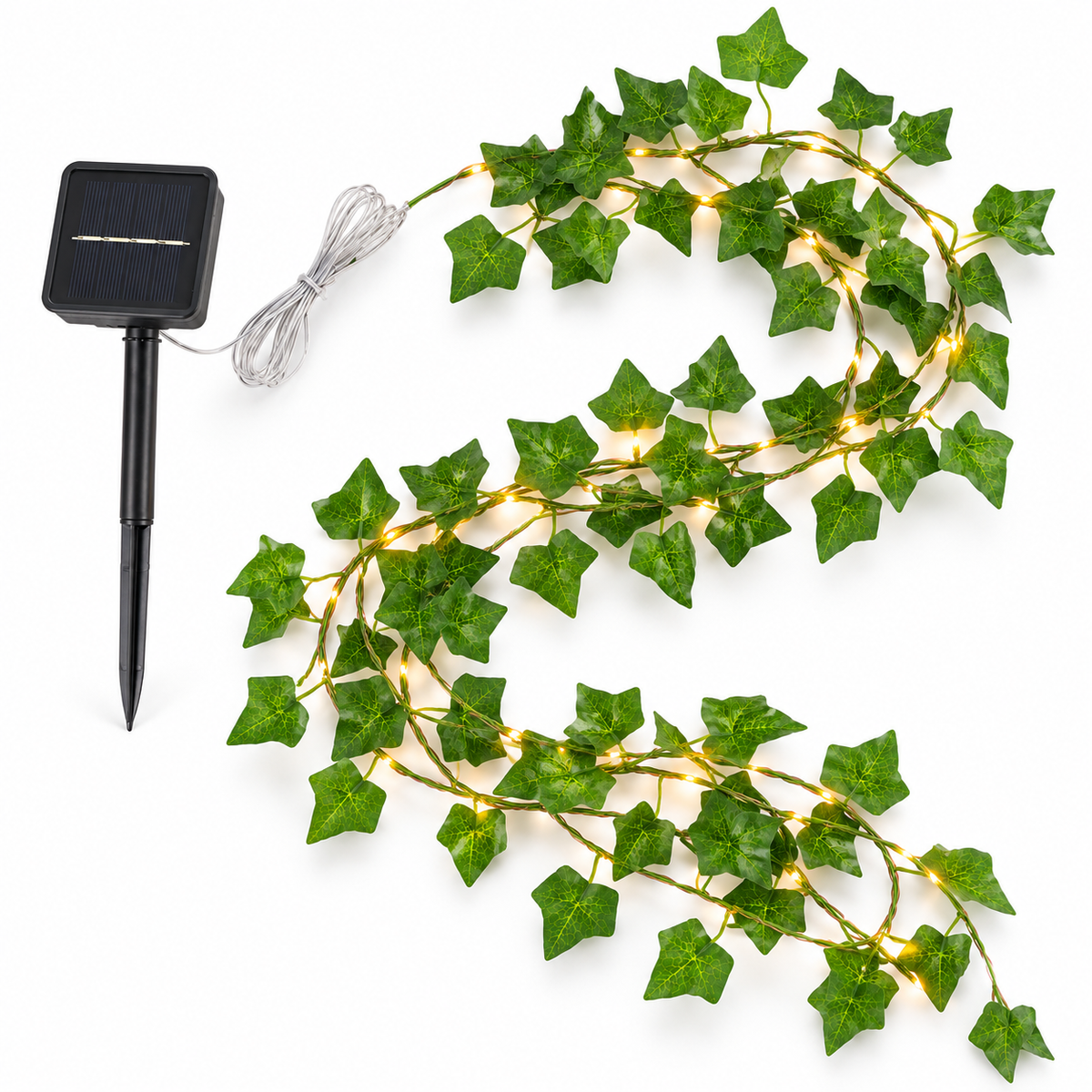 6ft 50 LED Solar Vine String Lights
